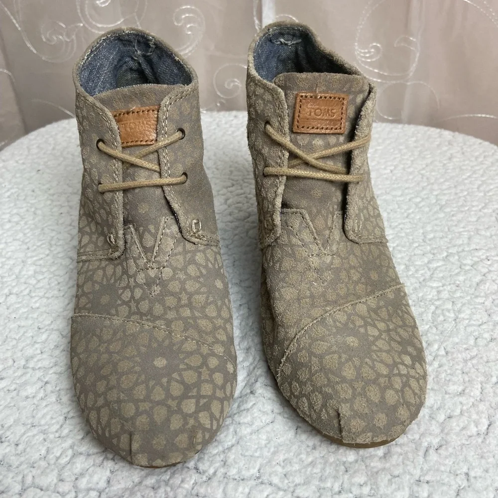 Toms Desert Wedge Women’s, 8